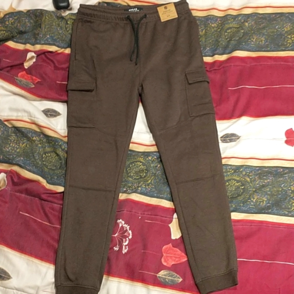 Urban Planet Brown Basic cargo sweatpants